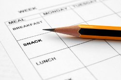 planning a meal routine