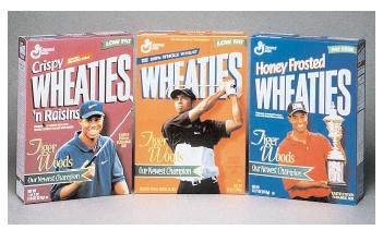 One strategy used by advertisers is to feature a celebrity in their advertisements or on their packaging. The implicit message is that the celebrity endorses the product, uses the product, and may even depend on the product for success. [AP/Wide World Photos. Reproduced by permission.]