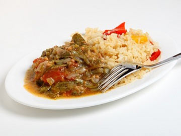 Okra with Rice and Beans - Dietitian's Choice Recipe