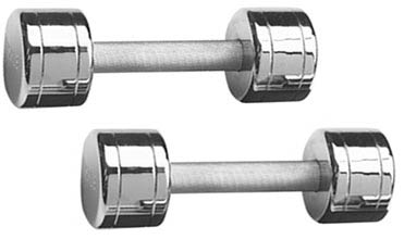 Chrome Dumbbell 10 lb - Pair