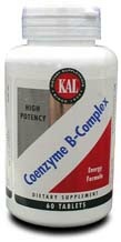 KAL Coenzyme B-Complex, 60 tabs
