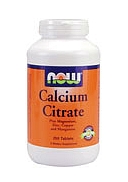 Now Foods Calcium Citrate w/min (250 tabs)