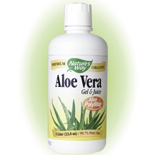 Nature's Way Aloe Vera Gel & Juice, 1 Liter