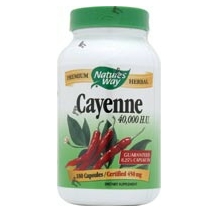 Nature's Way Cayenne, 100 capssules