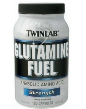Twinlab Glutamine Fuel, 120 caps
