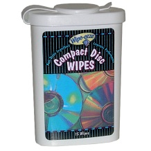 Wipe-eeze Compact Disc Wipes, 15 ct