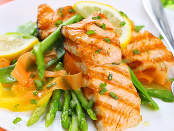 Apricot-Glazed Salmon