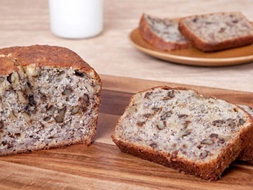 Low-Fat Banana-Walnut Bread