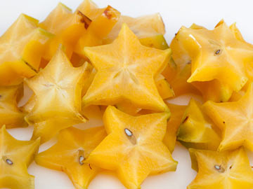 Broiled Star Fruit with Vanilla Frozen Yogurt - Dietitian's Choice Recipe