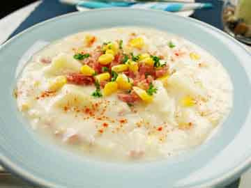 Corn, Potato and Tuna Chowder