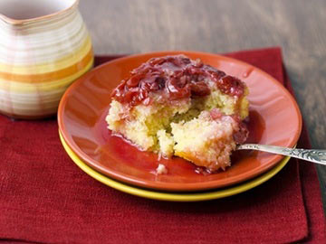 Upside-Down Cranberry-Ginger Cake - Recipe Contest Winner