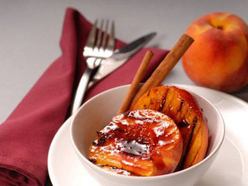 Grilled Peaches on the Half Shell
