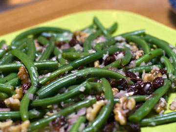 Lemon-Walnut Green Beans