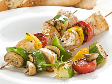 Lemony Chicken Kabobs