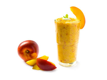 Cantaloupe Slush with Mango