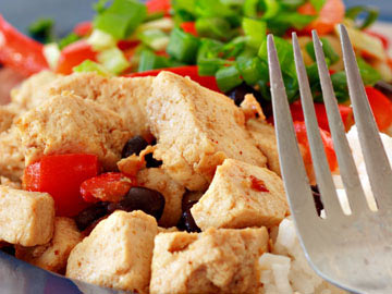 Mexican Tofu in Tin Foil - Gluten Free