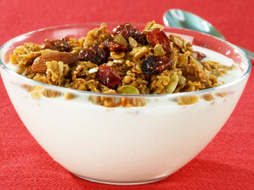 Müesli and Yogurt Breakfast