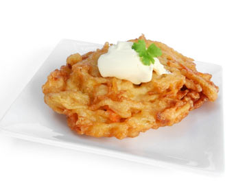 Potato and Parsnip Latkes