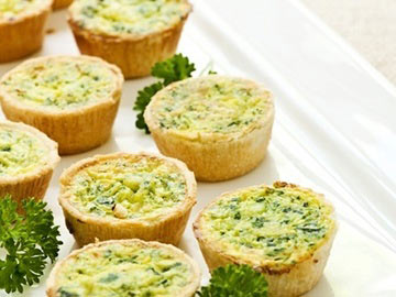 Vegetable Quiche Mini-Cups - Gluten Free