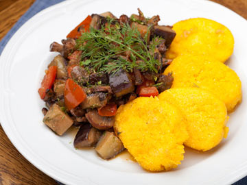 Ratatouille with Polenta