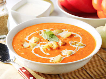 Sweet Red Pepper Soup