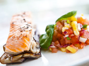 Salmon with Fresh Mango Salsa