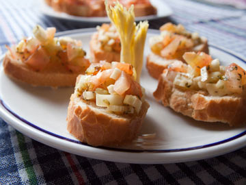 Shrimp and Crab Bruschetta