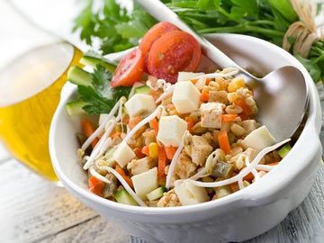 Speedy Tofu & Veggie Bowl - Dietitian's Choice Recipe