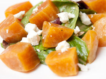 Spinach, Goat Cheese and Pear Salad