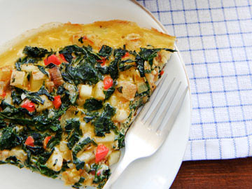 Spinach and Pimento Omelet - Dietitian's Choice Recipe