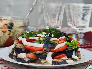 Stacked Vegetable Salad