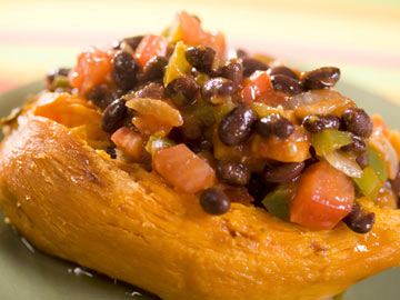 Tex-Mex Stuffed Sweet Potato