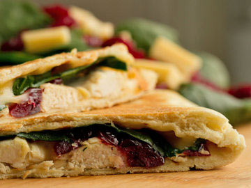 Turkey-Cranberry Quesadilla