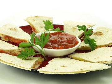 Vegetable Quesadilla - Lactose Free