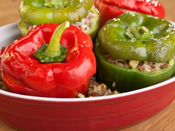 Vegetarian Stuffed Peppers - Gluten Free