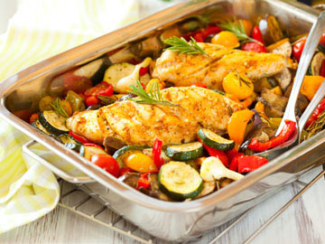 Vegetable Chicken Bake