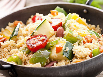 Whole Wheat Couscous Salad - Lactose Free