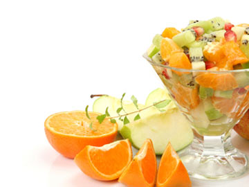 Winter Wonderland Fruit Salad