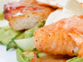 Grilled Salmon Wraps