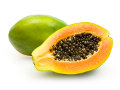 Papaya with Beans And Rice